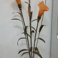 چراغ ایستاده فلزی طرح گل