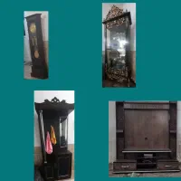 گنجه .میز تلویزیون. ساعت ایستاده.جاکفشی