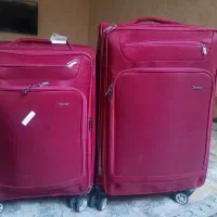 چمدان دوقلو زرشکی