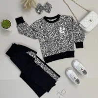 لباس پلنگی دخترانه