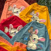 ست بلوز شلوار پنبه دخترانه گالری پوشاک مهراب