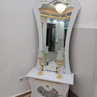 ست آیینه‌ کنسول و ساعت ایستاده