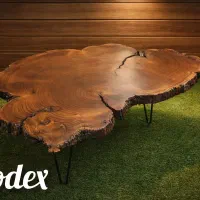 میز عسلی روستیک