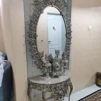 آیینه و شمعدان و ساعت