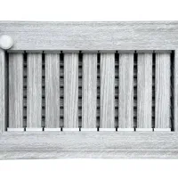 دریچه چوبی کولری  همراه بادرپوش زمستانی