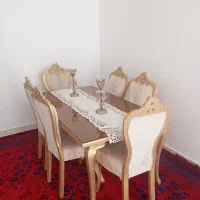 مبل در حد نو و میز نهارخوری نو|مبلمان خانگی و میز عسلی|ابرکوه, |دیوار
