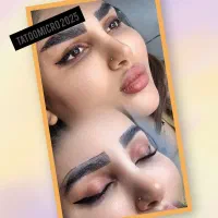 (میکروپیگمنتیشن ،میکرو)کاور ابرو بدون ریمو