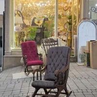 صندلی راک چوبی روس|میز و صندلی غذاخوری|مرند, |دیوار