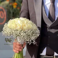 دسته گل وماشین عروس