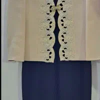 کت وسارافون شیک ومجلسی کرمی رنگ