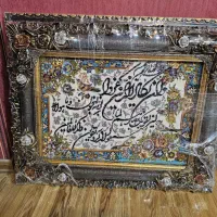 تابلو فرش نو و استفاده نشده، مفت قیمت قاب رو گفتم|تابلو فرش|مشهد, جانباز|دیوار
