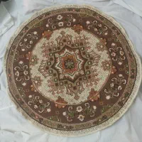 فرش گرد1/1متر|فرش|مشهد, حجت|دیوار