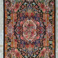فرش ابریشم دست بافت سالاری