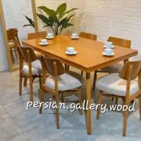 لِوسینو میز نهارخوری وصندلی دالِسیا زیبایی ودوام