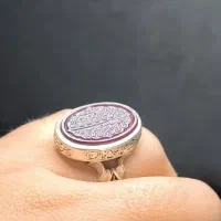 انگشتر عقیق سرخ . رزق وروزی وَمَنْ یَتَّقِ اللَّهَ