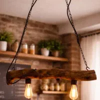 لوستر دو شاخه