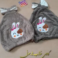 دستمال وکلاه حمام