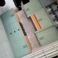 کابینت+گاز رو میزی