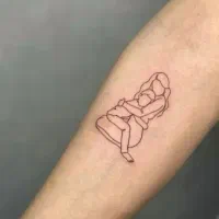 تتوبدن ،خطی مینیمال،سایه