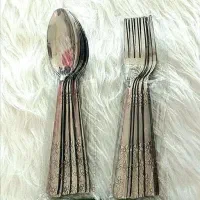 قاشق چنگال ضخیم گلریز نو نو نو