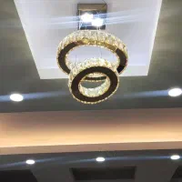 دو عدد لوستر 2 و 3 شاخه کاملا سالم و نو
