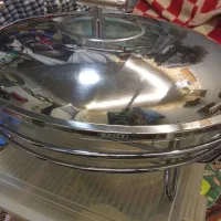 ظرف سلفه خوری پیریکس با درب و بدنه استیل