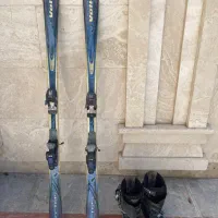 چوب اسکی آلپاین volkl آلمان+فیکسmarker+بوت NORDICA