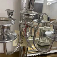 آینه شمعدان نقره ای برنز|بوفه، ویترین، کنسول|مشهد, سرافرازان|دیوار