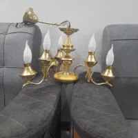 لوستر|لوستر و چراغ آویز|مشهد, زمرد|دیوار