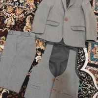 فروش یک دست کت وشلوارجلیقه پسرانه سایز۸سال|لباس|فسا, |دیوار