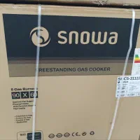 اجاق گاز فر دار ۵ شعله اسنوا