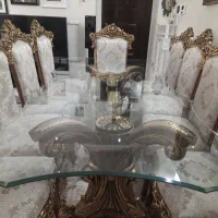 مبلمان سلطنتی ۷ نفره با ناهارخوری|مبلمان خانگی و میز عسلی|تهران, صادقیه|دیوار