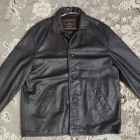 کاپشن کانادایی چرم اصل