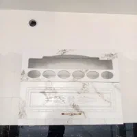 کابینت چوب تمیز