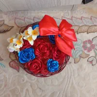 گل روبان اورجینال|گل مصنوعی|یزد, |دیوار