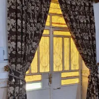 پرده و درهال دولنگه بدون چارچوب و لوستر|پرده، رانر، رومیزی|بندر کنگان, |دیوار