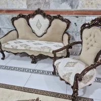 مبل کلاسیک افسون ۹نفره با پارچه/ /مخمل//