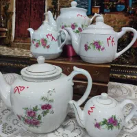 قوری گلدار یلدا گلسرخ|قوری، کتری، قهوهساز دستی|بوشهر, |دیوار