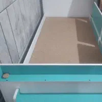 تخت تاشو کشو داربا محافط بچه|تخت و سرویس خواب|خمینی‌شهر, |دیوار