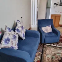 مبل ۷ نفره با کوسن هاش دست دوم|مبلمان خانگی و میز عسلی|بروجرد, |دیوار