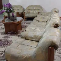 مبل راحتی ۶ نفره کارکرده|مبلمان خانگی و میز عسلی|تهران, تهرانپارس جنوبی|دیوار
