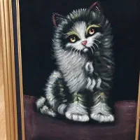 تابلوی نقاشی گربه