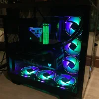 کیس گیمینگ و رندرینگ با تمامی متعلقات