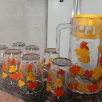 یک پارچ و7عددلیوان