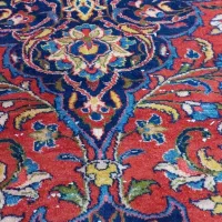 قالی دستبافت فرش دستباف ۱۲ متری قرمز اصل