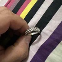 انگشتر مردانه رولکس نقره ۹۲۵نو