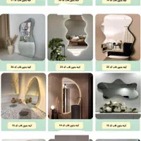 آینه قدی ساده، پنجره ای دفرمه با نورپردازی شهرآرا|آینه|دورود, |دیوار