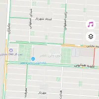 زمین198متر-ولیعصر-برعلویه-همایونی-2طرف-نور-و-مسیر