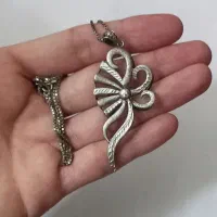 پلاک و زنجیر نقره