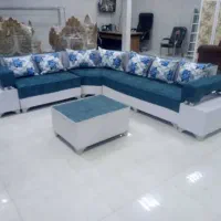 مبل راحتی اله ۷نفره|مبلمان خانگی و میز عسلی|بومهن, |دیوار